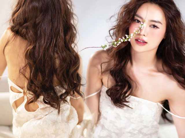 Thời trang - Lan Ngọc khoe nét đẹp mong manh với váy áo lụa là