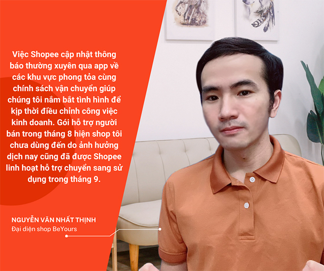 Thông tin kịp thời cùng chính sách chuyển đổi gói hỗ trợ người bán linh hoạt của sàn TMĐT Shopee là chìa khóa giúp BeYours nhanh chóng thích ứng với tình hình.