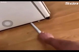 Phi thường - kỳ quặc - Thò cây chổi vào gầm tủ lạnh, một vật xám xịt nhảy bổ tới khiến người đàn ông bị dọa khiếp vía