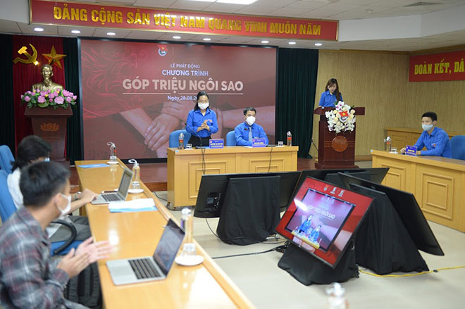 Lễ phát động trực tuyến chương trình “Góp Triệu Ngôi Sao” của Trung ương Đoàn TNCS Hồ Chí Minh