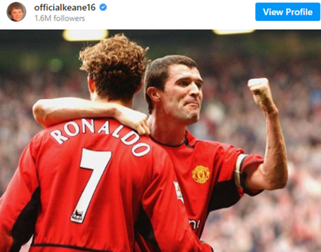 Roy Keane vui mừng khi thấy Ronaldo "về nhà"