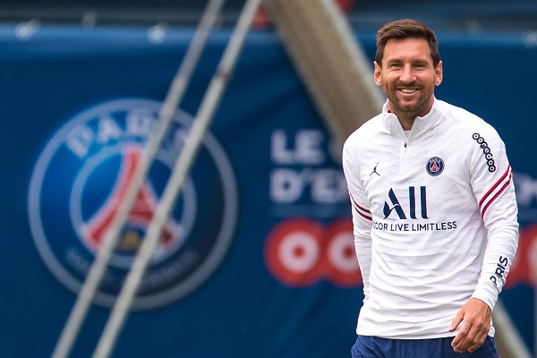 Messi trong màu áo PSG