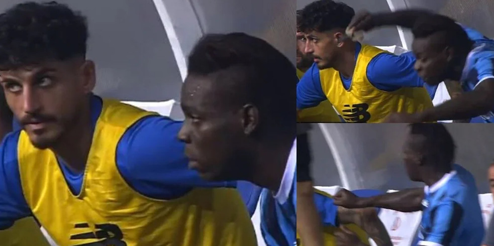 Balotelli không giữ được bình tĩnh