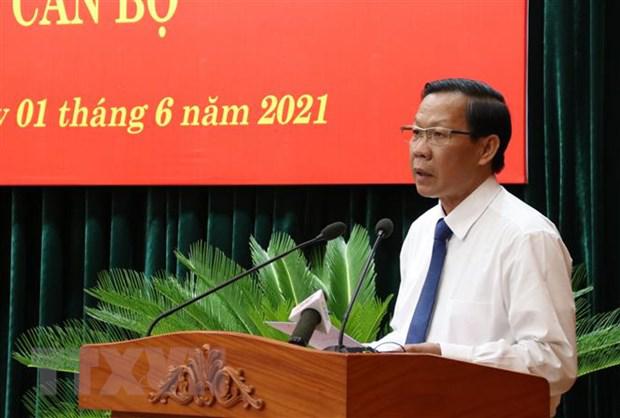 &nbsp;Tân Chủ tịch UBND TP Hồ Chí Minh Phan Văn Mãi - Ảnh: TTXVN.