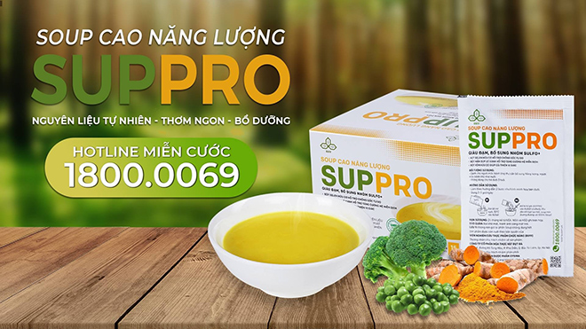 Suppro nguyên liệu tự nhiên thơm ngon và tiện dụng