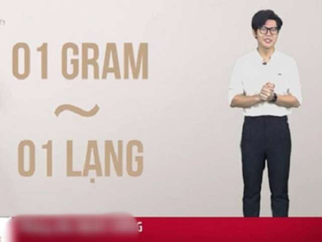 Giải trí - MC Chuyển động 24h gây tranh cãi khi nói &quot;1 gram bằng 1 lạng&quot;