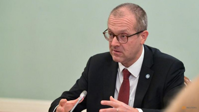 Người phụ trách khu vực châu Âu của Tổ chức Y tế Thế giới (WHO) Hans Kluge. Ảnh: REUTERS