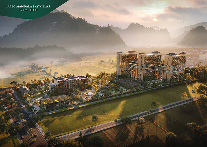 Hợp tác với Apec Group, vốn đầu tư từ 110 triệu – 1,4 tỷ/ căn hộ tại dự án Mandala Kim Bôi – Hòa Bình