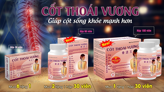 Thực phẩm bảo vệ sức khỏe Cốt Thoái Vương giúp nhiều người cải thiện đau lưng