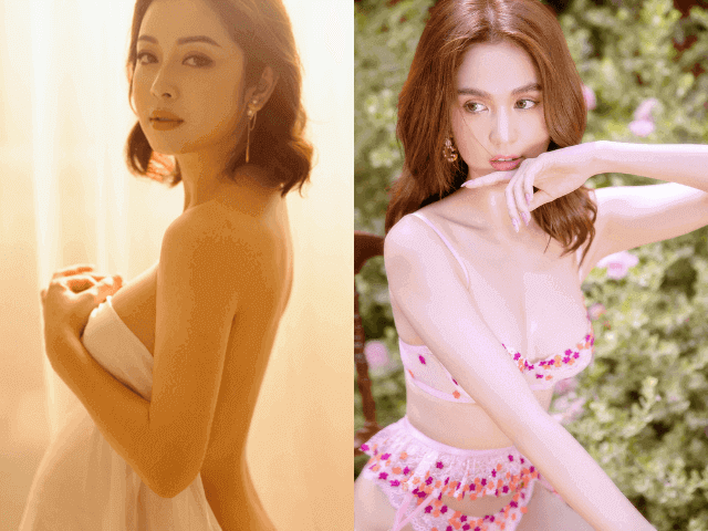 Đời sống Showbiz - Ngọc Trinh - Lâm Vỹ Dạ trông như chị em dù bằng tuổi, các cặp sao khác thì thế nào?