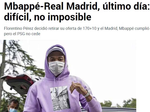 Bóng đá - Hỗn loạn thông tin trái chiều vụ Mbappe có đến Real, báo Pháp - Tây Ban Nha "đại chiến"