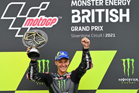 Đua xe MotoGP, British GP: Yamaha đua vô địch, podium lịch sử cho đội đua Italia