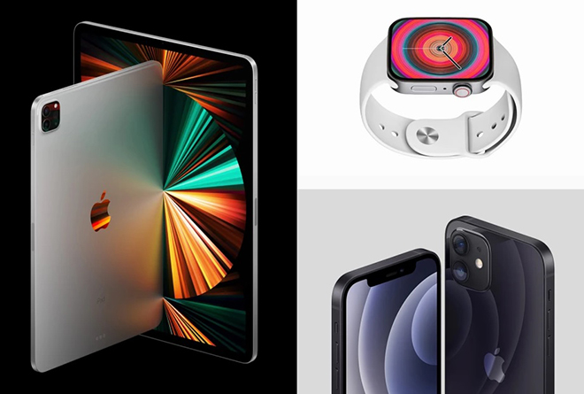 Apple Watch Series 7 sẽ có thiết kế đồng nhất với iPad Pro và iPhone 12.
