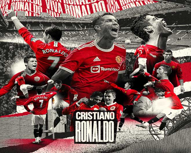 Ronaldo khoác áo MU lần thứ 2 trong sự nghiệp