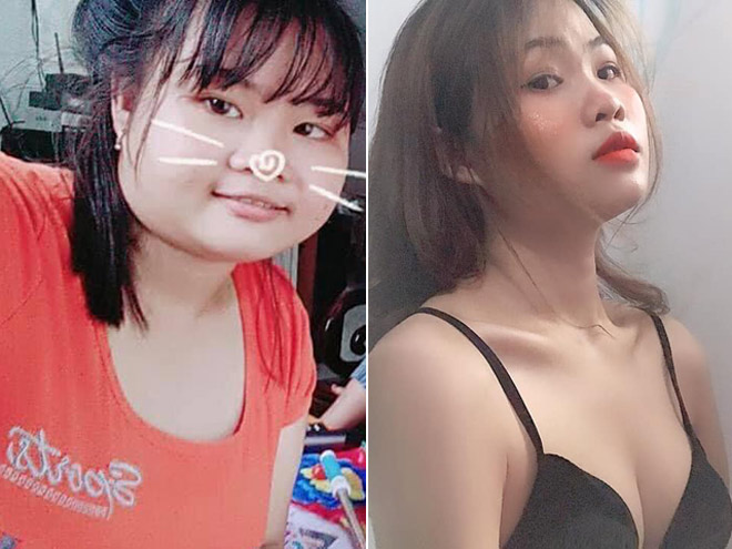 Thúy Huỳnh trước và sau khi giảm cân thành công