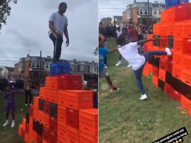 Bạn trẻ - Cuộc sống - Clip: Loạt thử thách thùng sữa mạo hiểm khiến dân mạng xôn xao