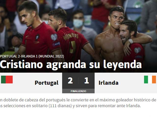 Bóng đá - Báo chí "ngả mũ" trước kỷ lục gia Ronaldo, phát hiện ăn mừng cực giống Messi