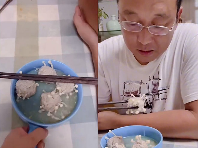 Clip: Bi hài cô vợ sáng tạo ra món ăn khiến chồng khiếp vía - 1