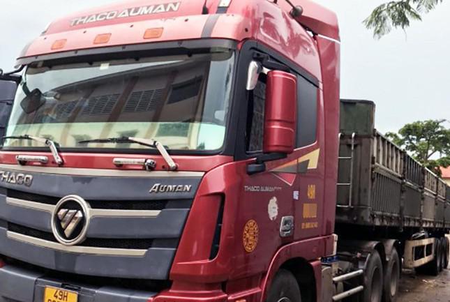 Xe tải mà nhóm tài xế dùng để sử dụng trái phép chất ma túy