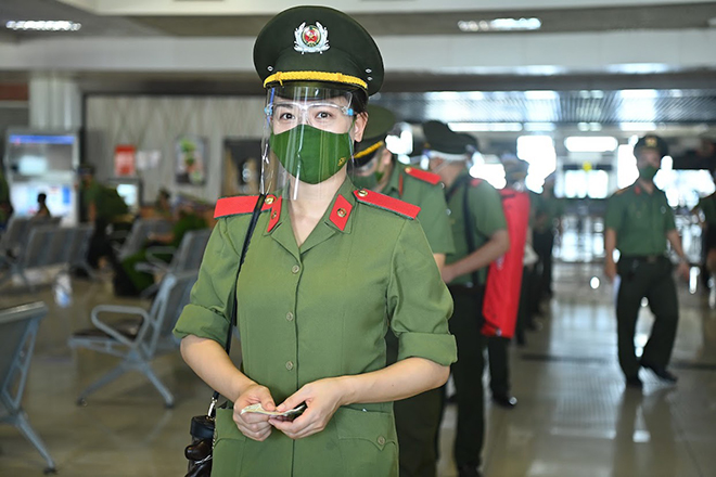 Gần 1.000 cán bộ, chiến sĩ Công an Nhân dân hỗ trợ các tỉnh phía Nam chống dịch - 7