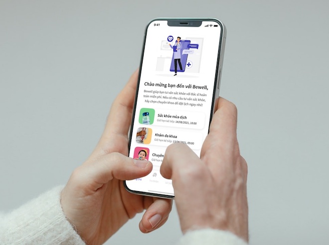 Ứng dụng bewell hỗ trợ miễn phí&nbsp;người dân kết nối với bác sĩ&nbsp;thiện nguyện.
