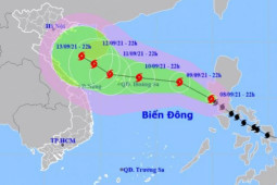 Bão Côn Sơn giật cấp 11 chính thức vào Biển Đông, trở thành cơn bão số 5