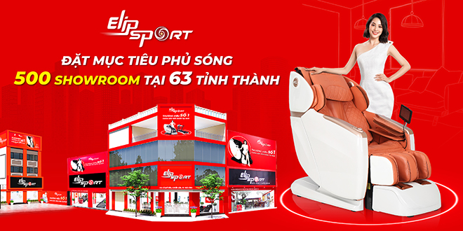 Elipsport đặt mục tiêu phủ sóng 500 showroom tại 63 tỉnh thành