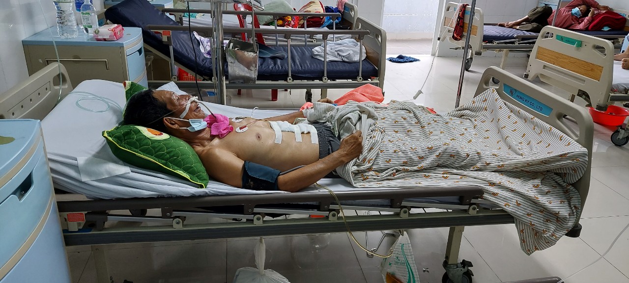 Bệnh nhân đang được điều trị tại Bệnh viện đa khoa tỉnh Kon Tum