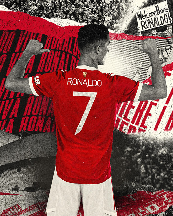 Huyền thoại Ronaldo trở lại MU và Ngoại hạng Anh (Nguồn: FB Manchester United)