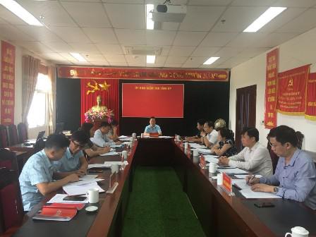 Ủy ban kiểm tra Tỉnh ủy Lai Châu khóa XIV tổ chức họp kỳ thứ 8