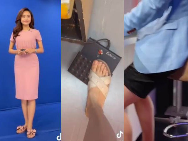 Giải trí - Dàn trai xinh gái đẹp của đài truyền hình lộ "bí mật" khi dẫn sóng trực tiếp