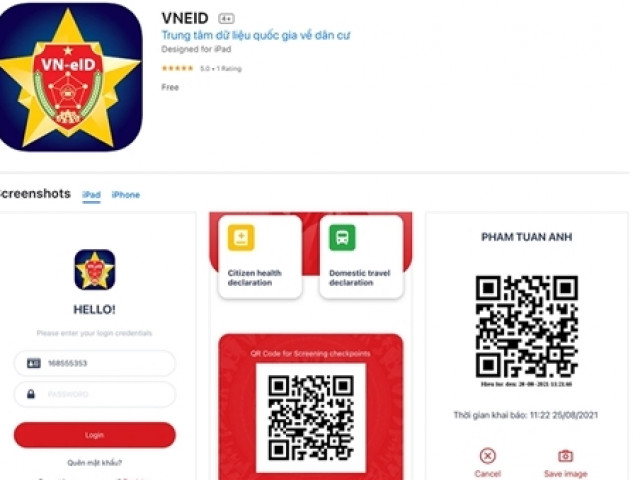 Công nghệ thông tin - Cách dùng app "tất cả trong một" VNEID để khai báo y tế và di chuyển nội địa