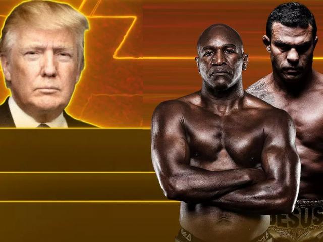 Thể thao - Donald Trump làm bình luận viên trận Holyfield U60 đấu Belfort kém 14 tuổi