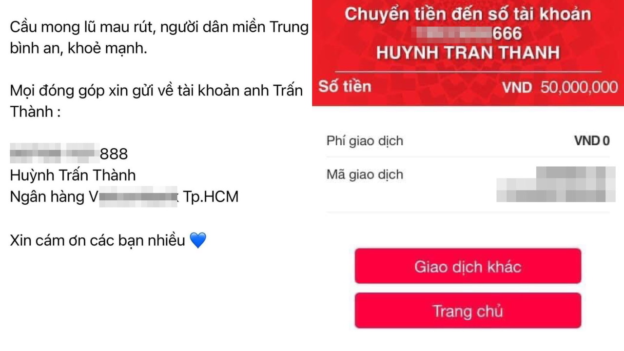 “Con trai” Trấn Thành lên tiếng về 50 triệu chuyển nhầm vào tài khoản cá nhân của “Bố già” - 3