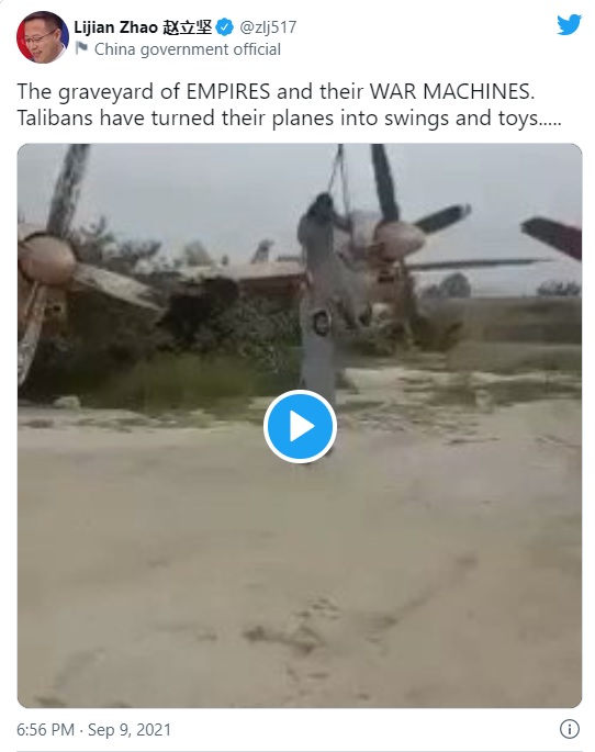 Phát ngôn viên Bộ Ngoại giao Trung Quốc đăng video chễ giễu Mỹ.