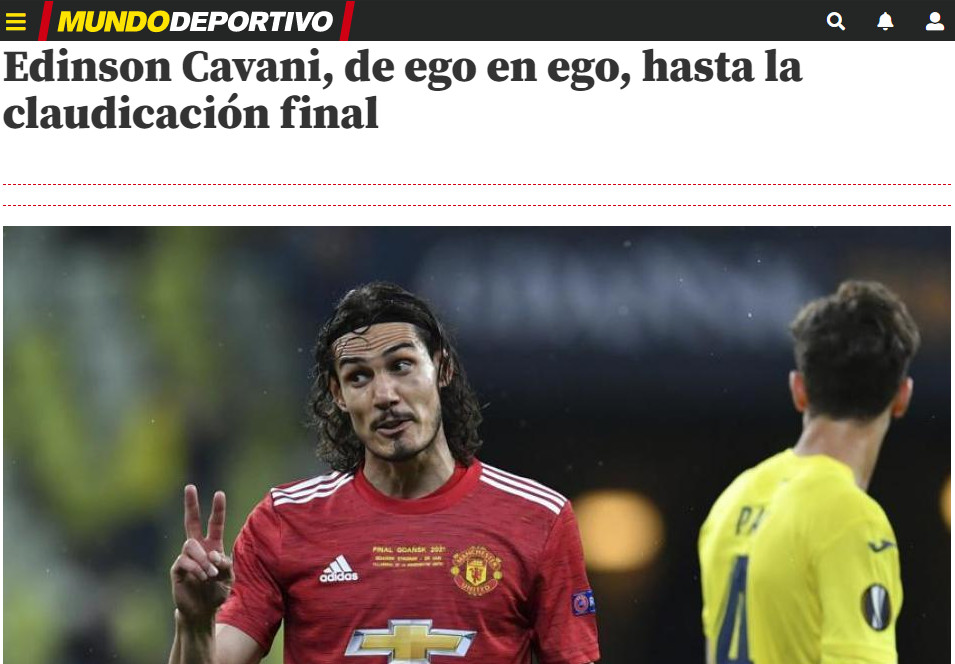 Báo Tây Ban Nha tố MU &#34;khinh miệt&#34; Cavani trong ngày ra mắt của Ronaldo - 1