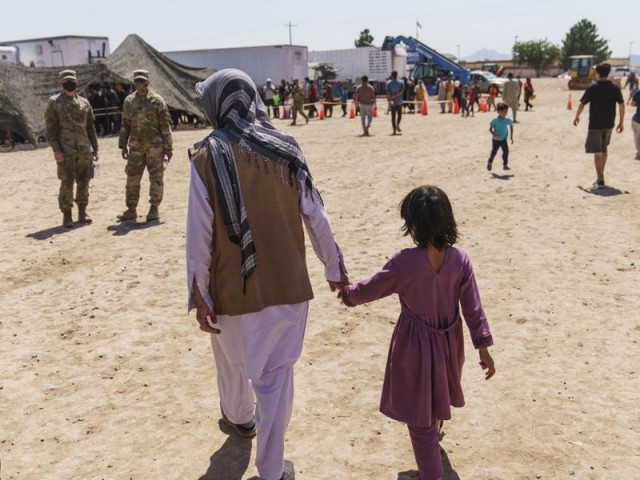 Thế giới - Mỹ công bố những hình ảnh đầu tiên về nơi tạm trú cho người tị nạn Afghanistan