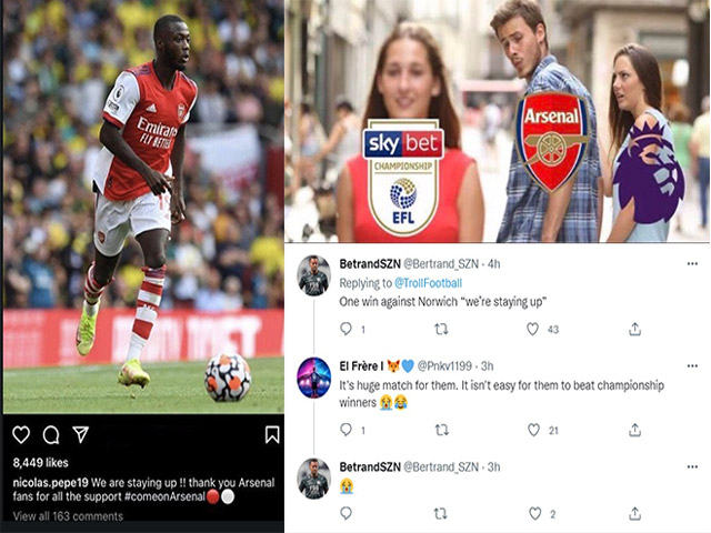 Bóng đá - Sao Arsenal ăn mừng chiến thắng đầu tay, bị cư dân mạng chế giễu cực gắt