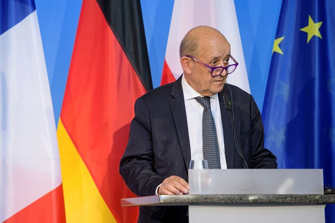 Ngoại trưởng Pháp Jean-Yves Le Drian.