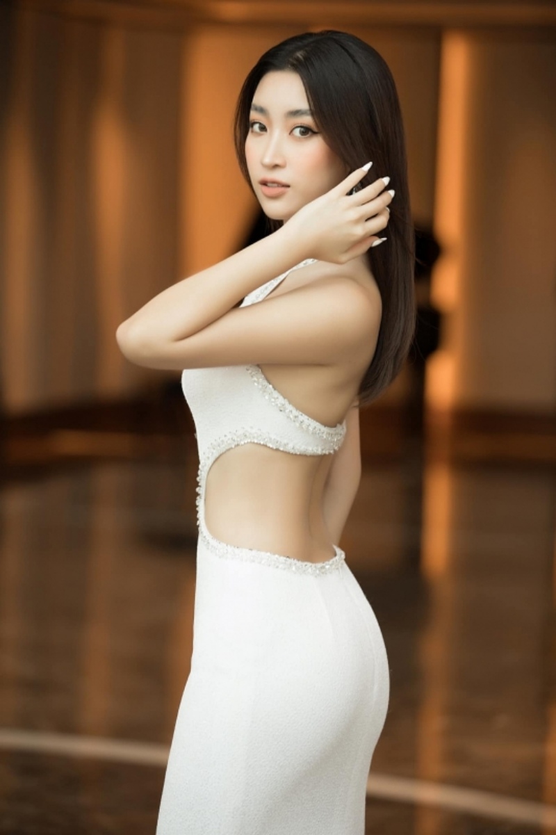 "Chiếc váy thị phi" khiến Đỗ Mỹ Linh bị chê bai "chảnh chọe" với hoa hậu Đỗ Thị Hà - 3