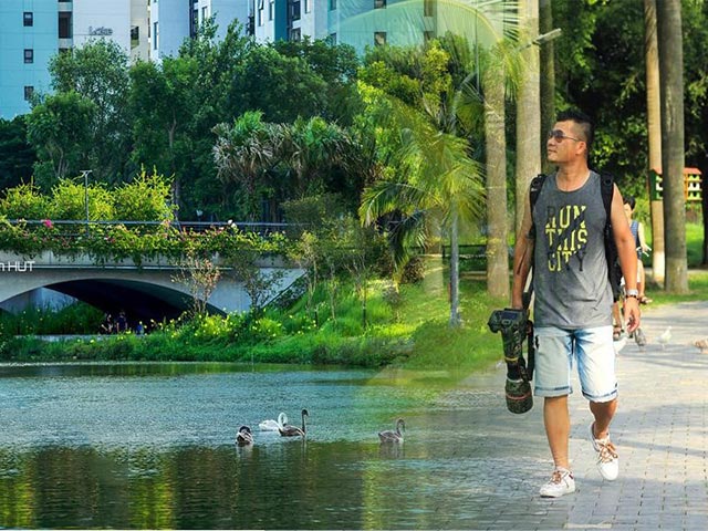 Bạn trẻ - Cuộc sống - Giảng viên đại học gây bão với những bức ảnh chụp tại “thành phố xanh”