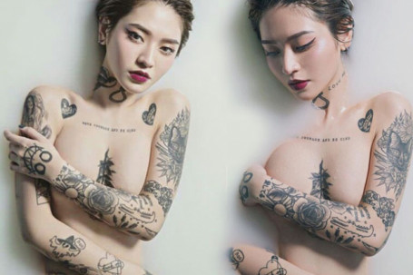 2 "hot girl xăm trổ" Hàn Quốc siêu gợi cảm, nữ tính nhất