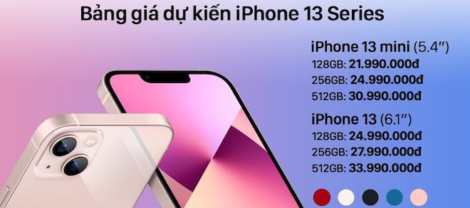 NÓNG: Đã có giá dự kiến của iPhone 13 tại Việt Nam - 3