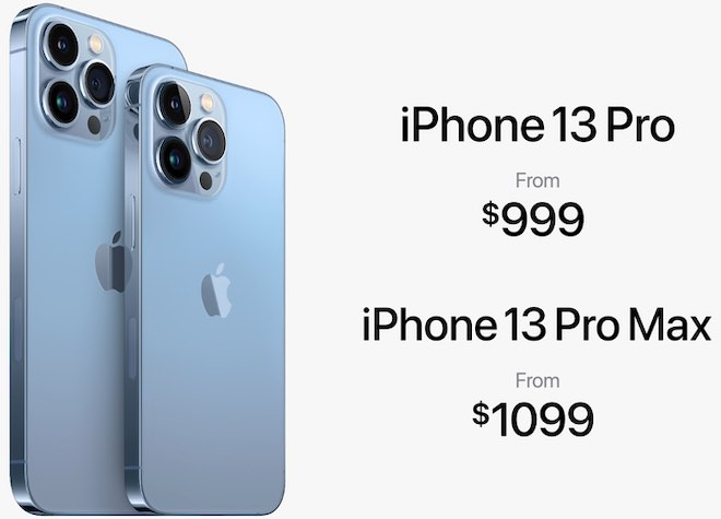 Bộ đôi iPhone 13 Pro và iPhone 13 Pro Max tạo ra khác biệt với màn hình có tần số quét từ 10Hz đến&nbsp;120Hz và cụm 3 camera chuyên nghiệp ở mặt sau.