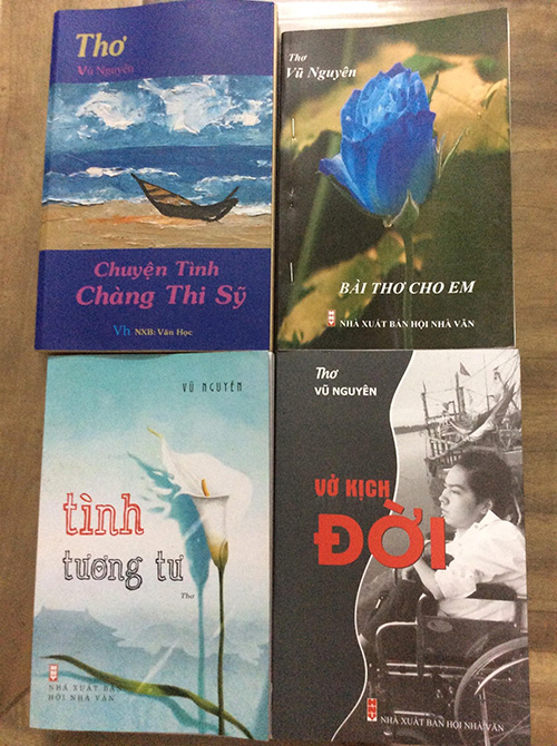 Một số tập thơ đã được xuất bản của Vũ Nguyên