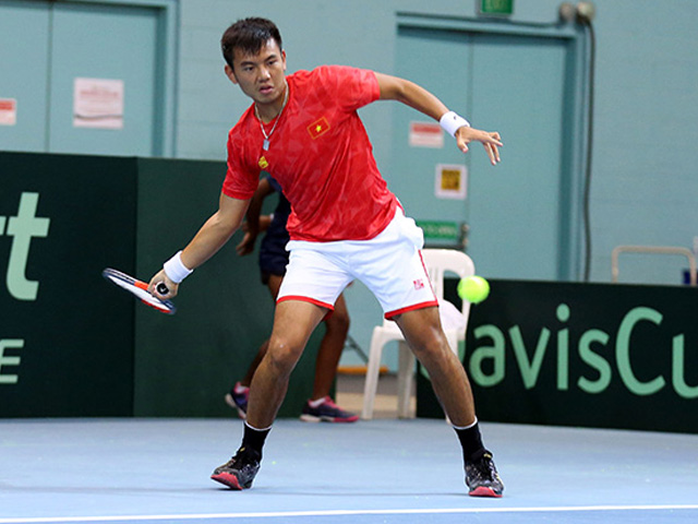 Thể thao - Lý Hoàng Nam giúp quần vợt VN ngược dòng thắng Qatar, giành vé play-off Davis Cup