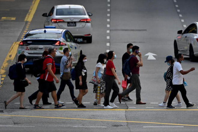 Singapore công bố 910 ca nhiễm mới vào ngày 16-9, mức tăng hằng ngày cao chưa từng thấy kể từ hồi 1-5-2020. Ảnh: Straits Times
