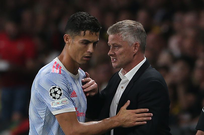 Ronaldo và HLV Solskjaer