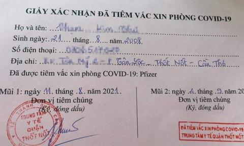 Thông tin bé gái 13 tuổi được tiêm vắc xin