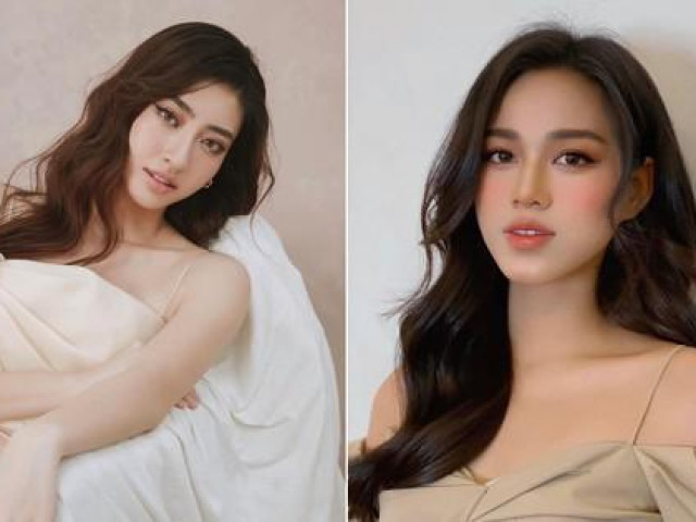 Thời trang - Hoa hậu Đỗ Thị Hà - Lương Thuỳ Linh đọ sắc quyến rũ với váy trễ vai